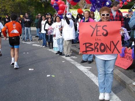 New York City Marathon Bronx