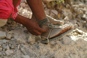 Trail, Support, Cushion, Racer: die Huaraches der Tarahumara.