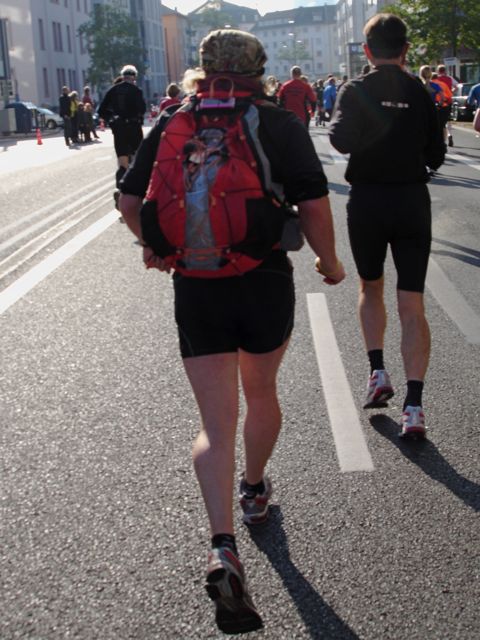 Frankfurt Marathon Gepäck